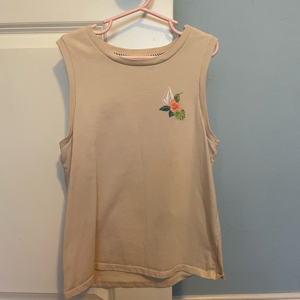 Kids beige Volcom tank top